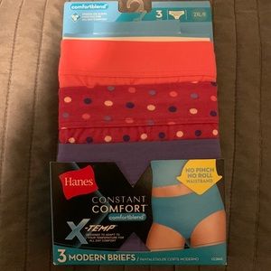 Hanes constant comfort- 3 modern briefs